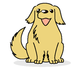 Feelings of Golden Retriever sticker #2389577