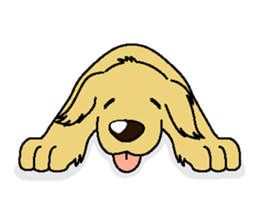 Feelings of Golden Retriever sticker #2389612