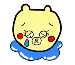 bear and bee sticker #2389780