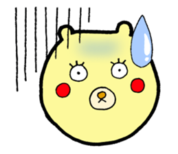 bear and bee sticker #2389792