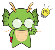 Dragy The Cute Baby Dragon sticker #2389942