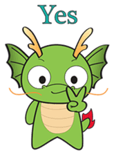 Dragy The Cute Baby Dragon sticker #2389945