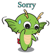 Dragy The Cute Baby Dragon sticker #2389948