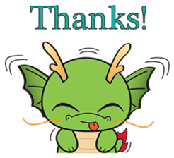 Dragy The Cute Baby Dragon sticker #2389950