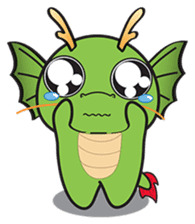 Dragy The Cute Baby Dragon sticker #2389953