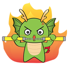 Dragy The Cute Baby Dragon sticker #2389955