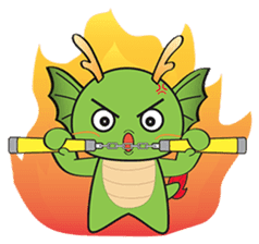 Dragy The Cute Baby Dragon sticker #2389955