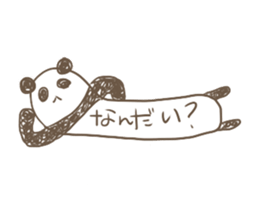 Torso is long panda sticker #2389976
