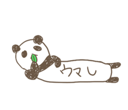 Torso is long panda sticker #2389977