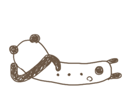 Torso is long panda sticker #2389979