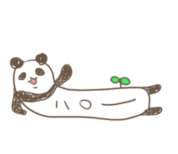 Torso is long panda sticker #2389981