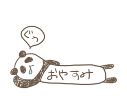 Torso is long panda sticker #2389982