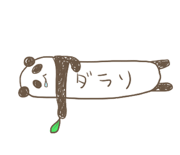 Torso is long panda sticker #2389994