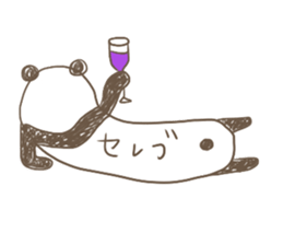 Torso is long panda sticker #2389995