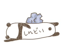 Torso is long panda sticker #2390002