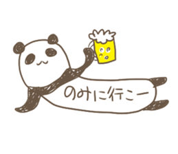 Torso is long panda sticker #2390004