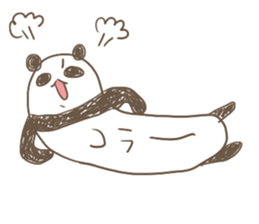Torso is long panda sticker #2390005