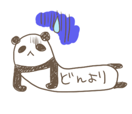 Torso is long panda sticker #2390007
