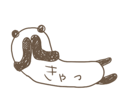 Torso is long panda sticker #2390011
