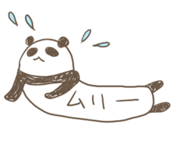 Torso is long panda sticker #2390012