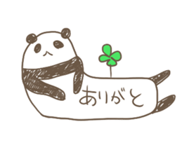 Torso is long panda sticker #2390015