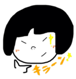 okappa girl happiness sticker #2390417
