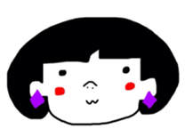 okappa girl happiness sticker #2390422