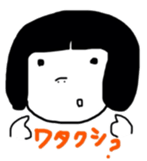 okappa girl happiness sticker #2390438