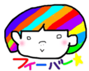 okappa girl happiness sticker #2390450