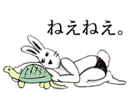 Cheer rabbit sticker #2390472