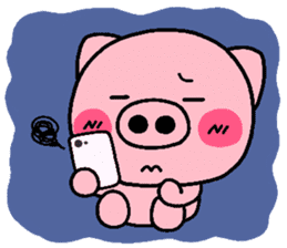 pig heart 7 sticker #2390709