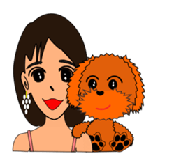 One year of the Toy Poodle sticker #2390896