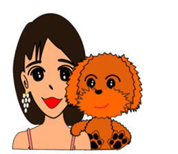 One year of the Toy Poodle sticker #2390896