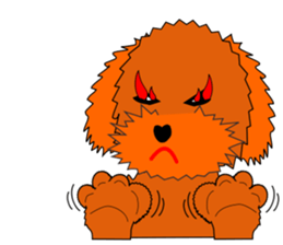 One year of the Toy Poodle sticker #2390897