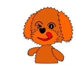 One year of the Toy Poodle sticker #2390900