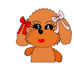 One year of the Toy Poodle sticker #2390903