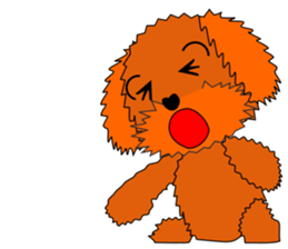 One year of the Toy Poodle sticker #2390904