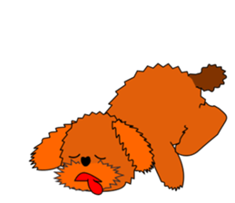 One year of the Toy Poodle sticker #2390909