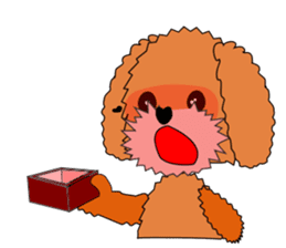 One year of the Toy Poodle sticker #2390910