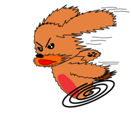 One year of the Toy Poodle sticker #2390921