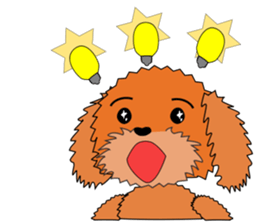 One year of the Toy Poodle sticker #2390930