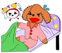 One year of the Toy Poodle sticker #2390931