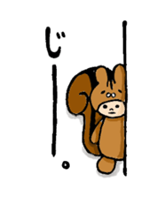 animal costume sticker #2391227