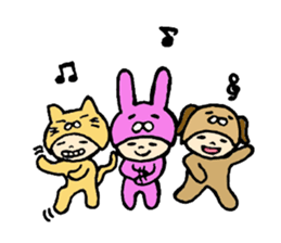 animal costume sticker #2391251