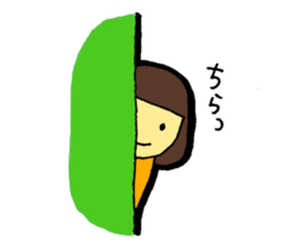 OKAPPA-GIRL Reiko-chan sticker #2391685