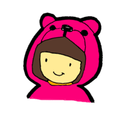 OKAPPA-GIRL Reiko-chan sticker #2391686