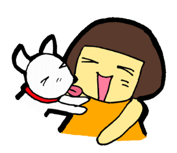 OKAPPA-GIRL Reiko-chan sticker #2391690