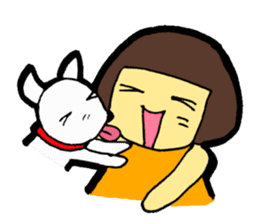 OKAPPA-GIRL Reiko-chan sticker #2391690