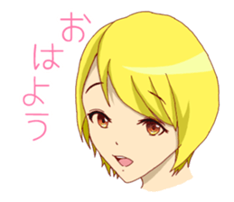 Emotions girl sticker #2391696