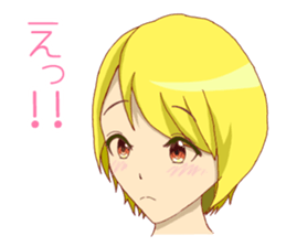 Emotions girl sticker #2391699